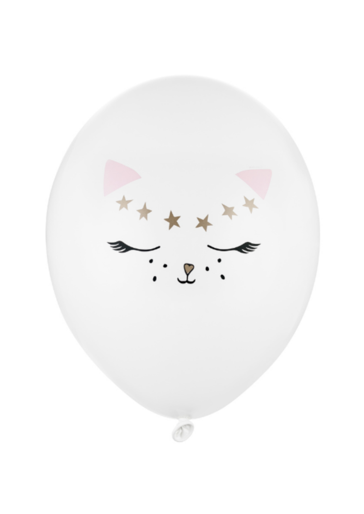 Balon lateksowy KOTEK głowa kotka